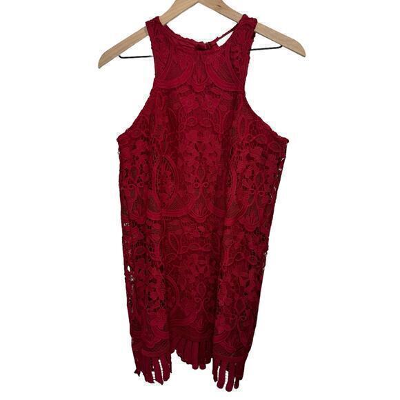 NWT Lovers & Friends Caspian‎ Shift Dress Merlot Size S - Picture 4 of 8